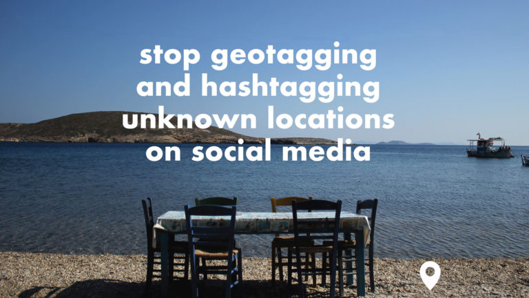 stop geotagging